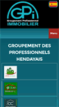 Mobile Screenshot of gpi-hendaye.com